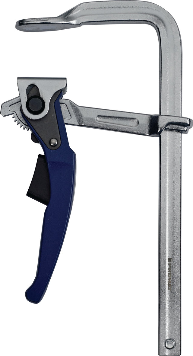PROMAT Hebelzwinge 160 mm Spannweite, 80 mm Ausladung, Spannkraft bis 8000 N