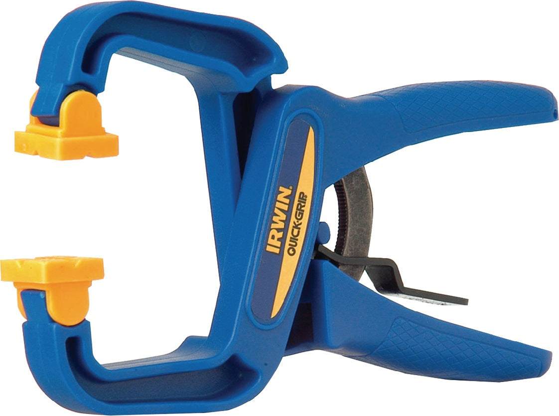 IRWIN Einhandzwinge Handi Clamp – 100 mm Spannweite, 75 mm Ausladung, mit Schutzkappen