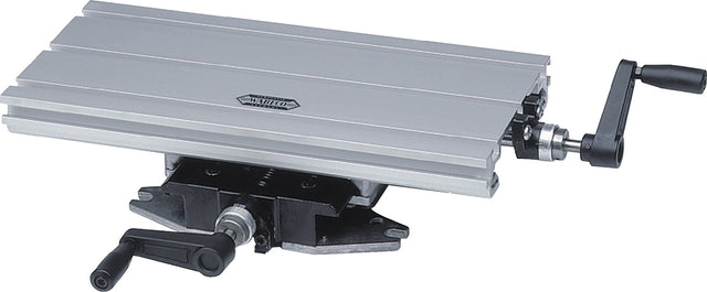 WABECO Kreuzsupport K400 – Arbeitsplatte 400 x 180 mm, Verfahrweg 320/100 mm für präzise Bohr- und Fräsarbeiten