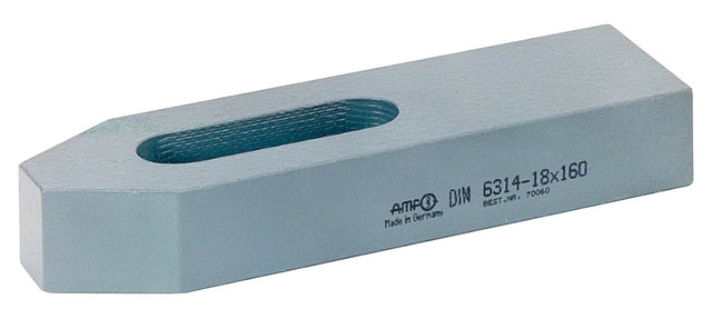 AMF Spanneisen DIN 6314 für T-Nut 36 mm, Länge 250 mm, Vergütungsstahl lackiert
