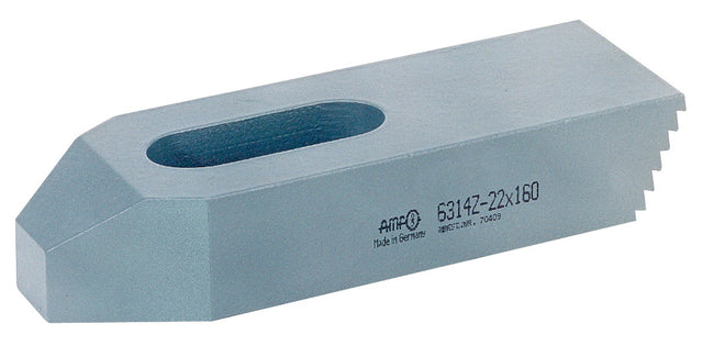AMF Spanneisen Nr. 6314Z mit Treppenzähnen für T-Nut 6 mm, Länge 80 mm