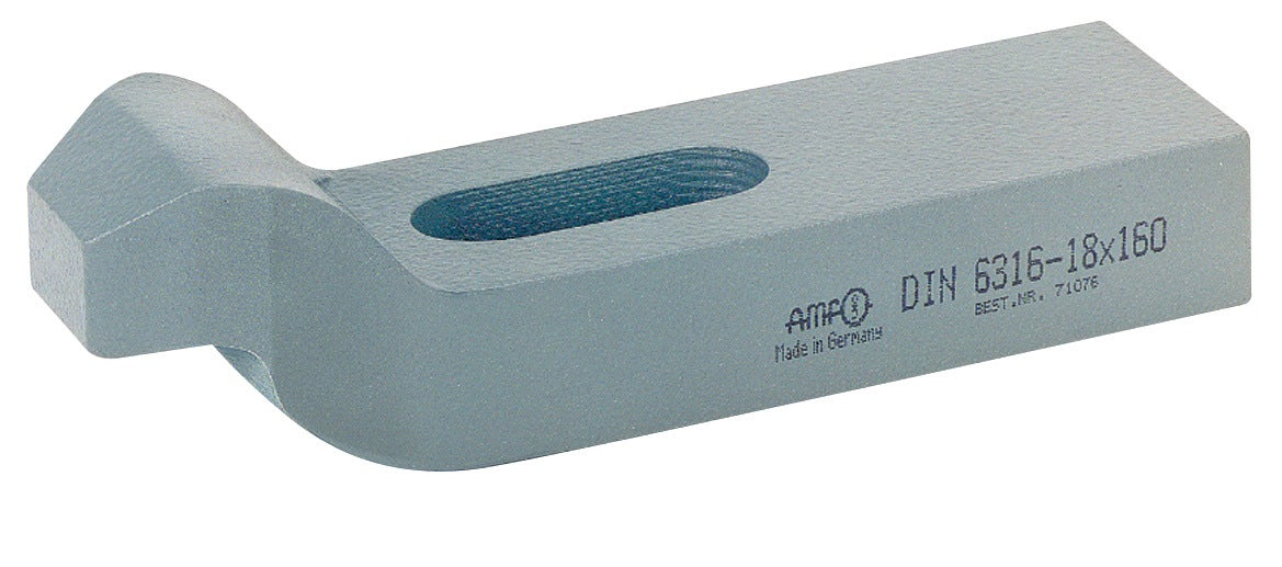 AMF Spanneisen DIN 6316 für T-Nut 36 mm, Länge 250 mm, gekröpft