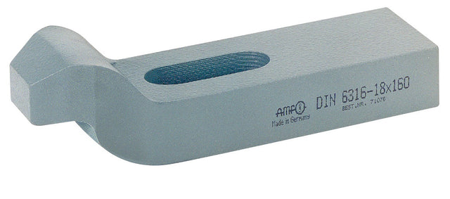 AMF Spanneisen DIN 6316 für T-Nut 36 mm, Länge 250 mm, gekröpft