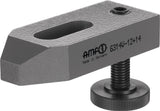 AMF Spanneisen Nr. 6314V für T-Nut 12 + 14 mm – Spannhöhe 10–47 mm, Vergütungsstahl