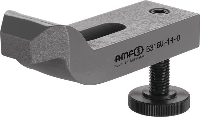 AMF Spanneisen Nr. 6316V für T-Nut 10 mm, Länge 100 mm, gekröpft