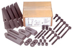 M16 x 18 mm / 2 x 63 mm, 4 x 100 mm, 4 x 160 mm / 2 x 200 mm, 4 x 125 mm