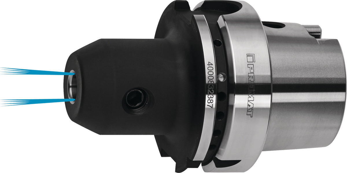 PROMAT Flächenspannfutter DIN 69893A Weldon HSK-A63 Spann-Ø 6 mm, Auskraglänge 65 mm