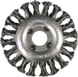 OSBORN Rundbürste 125 mm gezopft, Drahtstärke 0,35 mm, für Stahl und Guss