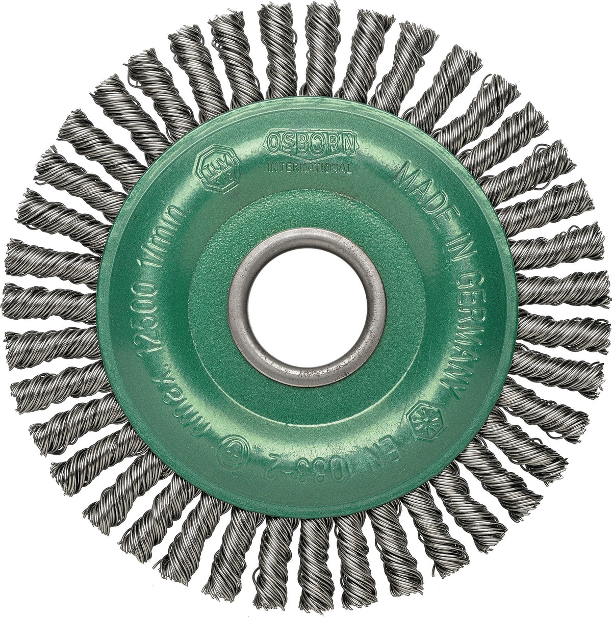 OSBORN Rundbürste Ø125 mm VA Drahtstärke 0,35 mm für Schweißnähte & Entgraten