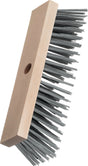 LESSMANN Drahtbesen 330 mm – 6-reihig, 0,5 mm Stahldraht, Besatzlänge 90 mm