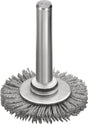 LESSMANN Rundbürste Ø 30 mm mit 6 mm Schaft – SiC Schleifborsten Körnung 120 für Edelstahl & Aluminium
