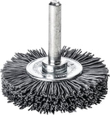 LESSMANN Rundbürste Ø 30 mm mit 6 mm Schaft – SiC Schleifborsten Körnung 120 für Edelstahl & Aluminium