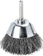 LESSMANN Flächenbürste Ø 50 mm, Schaft 6 mm, gewellter Draht, 0,3 mm, 10.500 min-¹