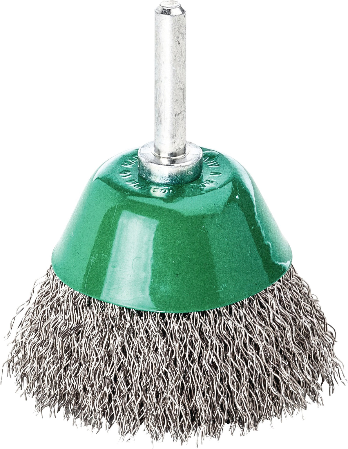 LESSMANN Flächenbürste Ø 50 mm, Schaft 6 mm, gewellter Draht, 0,3 mm, 10.500 min-¹
