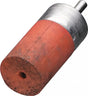 LESSMANN Sicherheits-Pinselbürste Ø 22 mm, Drahtstärke 0,3 mm, Stahl, Schaft-Ø 6 mm
