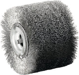LESSMANN Satinierwalze VA-Stahldraht Ø100xB70mm 19,2mm – Polieren & Mattieren