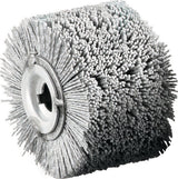 LESSMANN Satinierwalze VA-Stahldraht Ø100xB70mm 19,2mm – Polieren & Mattieren
