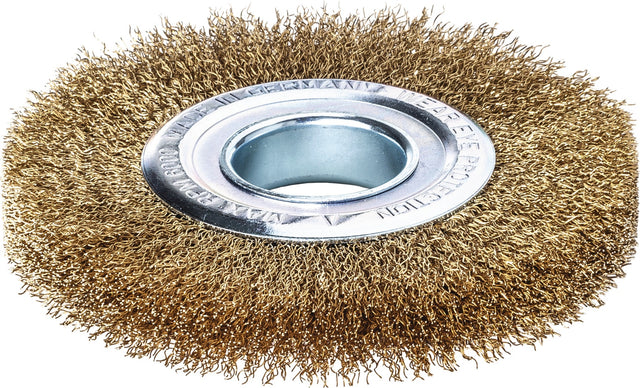 LESSMANN Rundbürste RB Bohrungset Messingdraht gewellt 20-22 mm für Holz und Kunststoff