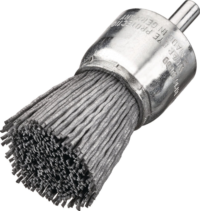 LESSMANN Rundbürste SPBK Schaft 6 mm, Siliziumkarbid, K120, 17 mm – 10 Stück