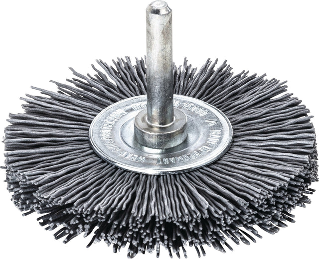 LESSMANN Rundbürste SRBK M14 35 mm SIC PA6 K80 – für Holz, INOX, Stahl, Aluminium