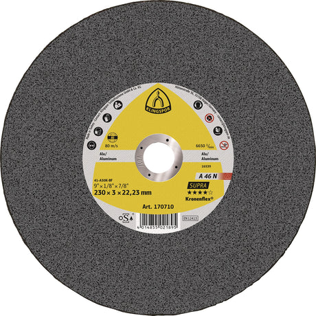KLINGSPOR Trennscheibe A 46 N Supra Aluminium 125 x 2,5 mm