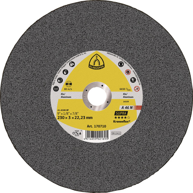 KLINGSPOR Trennscheibe A 46 N Supra Aluminium 125 x 2,5 mm