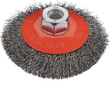 OSBORN Kegelbürste Ø100 mm, Drahtstärke 0,3 mm, Stahl, 12500 min-¹, M14