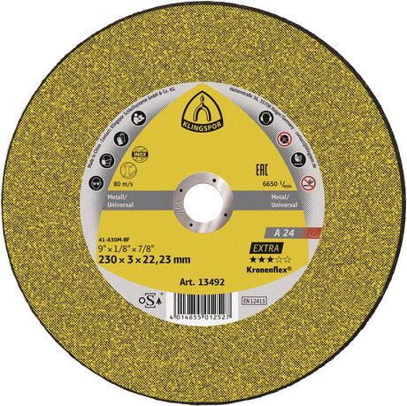 KLINGSPOR Trennscheibe A 24 Extra 115 x 2,5 mm gekröpft für Stahl