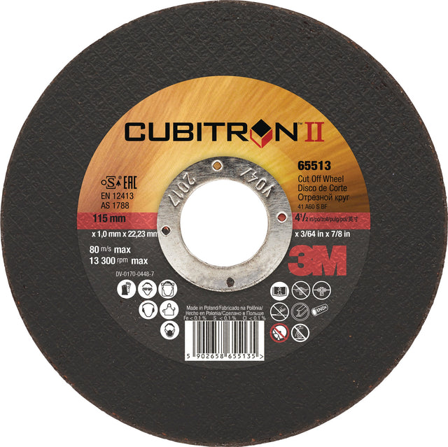 3M Trennscheibe Cubitron™ II INOX 125 x 1 mm, 25 Stück, Bohrung 22,23 mm
