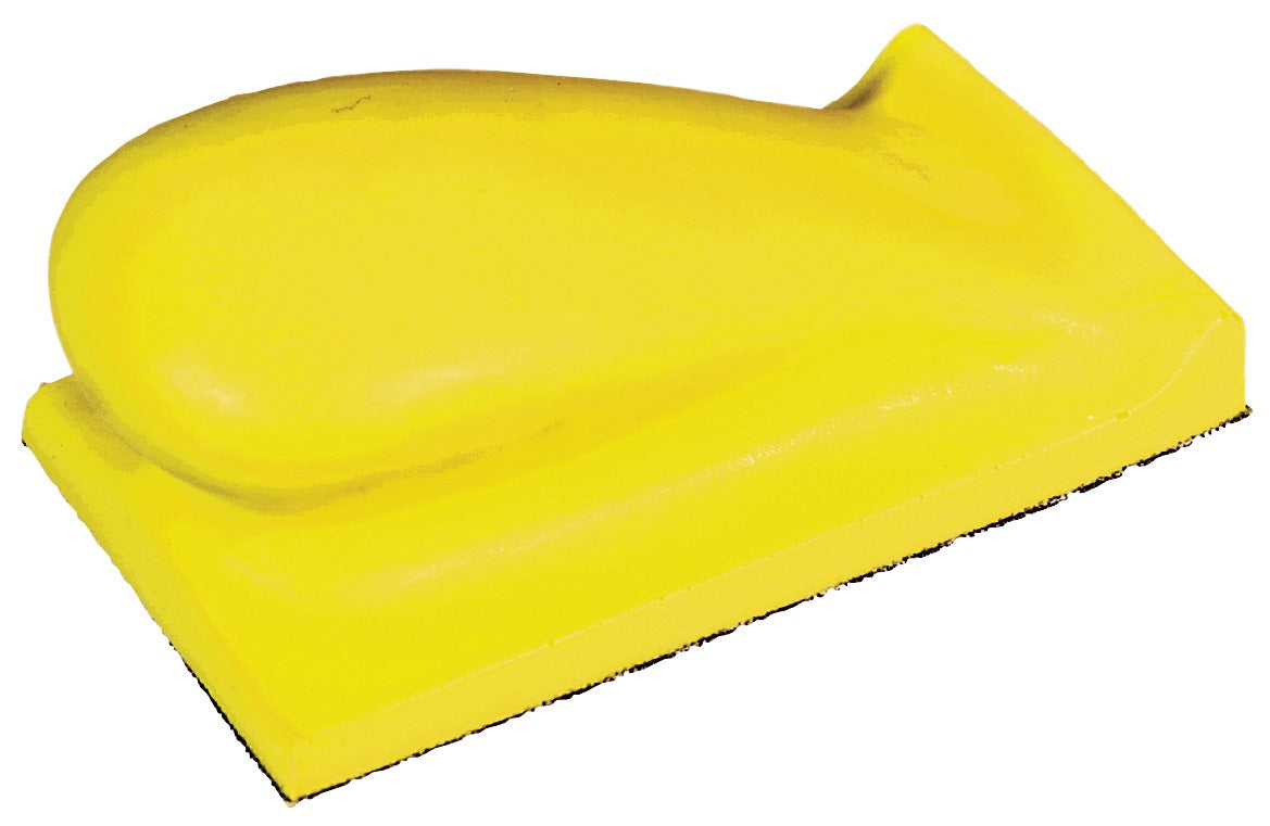 NORDWEST Haftschleifblock L127xB69mm weich – Flexibler Handschleifblock für Klett-Schleifscheiben
