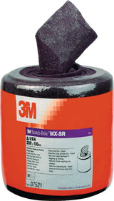 3M Schleifvliesrolle MX-SR 100 mm x 6 m very fine violett – Flexibles Universalvlies zum Mattieren und Reinigen