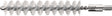 LESSMANN Rohrbürste 160 mm x Ø 25 mm, Drahtstärke 0,25 mm, Besatzlänge 100 mm