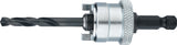 LENOX Aufnahmeschaft Quick-Change 6-KT 9,5 mm mit Zentrierbohrer für Lochsägen 32-210 mm