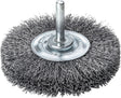 LESSMANN Rundbürste Ø 30 mm, Drahtstärke 0,2 mm, Schaft-Ø 6 mm, für Stahl und Holz
