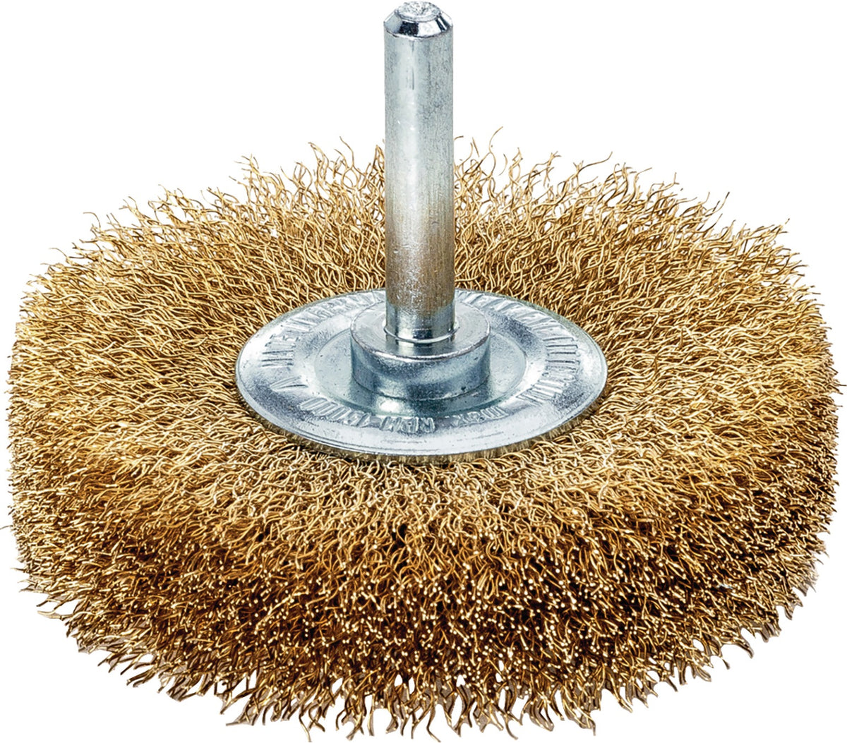 LESSMANN Rundbürste Ø 40 mm Messingdraht 0,2 mm für Bohrmaschinen und Flex