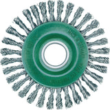 LESSMANN Rundbürste Ø115 mm gezopfter Draht 0,5 mm für Pipeline & Schweißnaht
