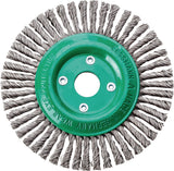 LESSMANN Rundbürste Ø115 mm gezopfter Draht 0,5 mm für Pipeline & Schweißnaht