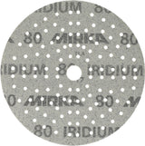 MIRKA Haftschleifscheibe IRIDIUM Grip 121L 150 mm K80 für Holz, Metall, Lack, Kunststoff