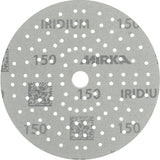MIRKA Haftschleifscheibe IRIDIUM Grip 121L 150 mm K80 für Holz, Metall, Lack, Kunststoff