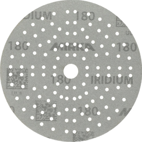 MIRKA Haftschleifscheibe IRIDIUM Grip 121L 150 mm K80 für Holz, Metall, Lack, Kunststoff