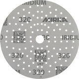 MIRKA Haftschleifscheibe IRIDIUM Grip 121L 150 mm K80 für Holz, Metall, Lack, Kunststoff