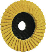 EISENBLÄTTER TRIMFIX HellFire Fächerscheibe 115 mm Multigrain 40/60 konisch für alle Metalle