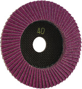 EISENBLÄTTER TRIMFIX BLACK MAMBA Fächerscheibe Ø115 mm K40 Zirkon für Stahl & Edelstahl