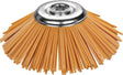 LESSMANN Rundbürste KBMK 165/180 mm, Bohrung 25,4/12 mm, PBT, 2,5 mm Drahtstärke