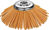 LESSMANN Rundbürste KBMK 165/180 mm, Bohrung 25,4/12 mm, PBT, 2,5 mm Drahtstärke
