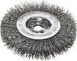 LESSMANN Rundbürste RBE 21 mm Stahldraht gewellt 0,30 mm – 5 Stück