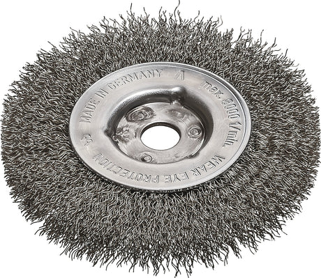 LESSMANN Rundbürste RBE 21 mm Stahldraht gewellt 0,30 mm – 5 Stück