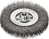 LESSMANN Rundbürste RBE 21 mm Stahldraht gewellt 0,30 mm – 5 Stück