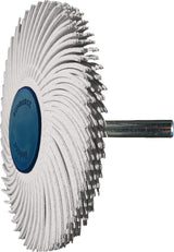 TYROLIT Radialbürstenscheibe Sunburst D.51mm K.80 Gelb – Flexibles Entgraten & Polieren