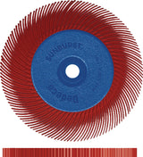 TYROLIT Radialbürste SUNBURST Ø152 mm – Alox/Korund Körnung 80 für Schleifbock